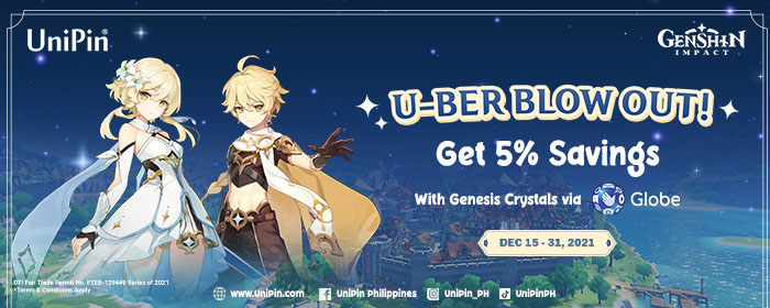 Globe U-BER Blow Out  December (PH)